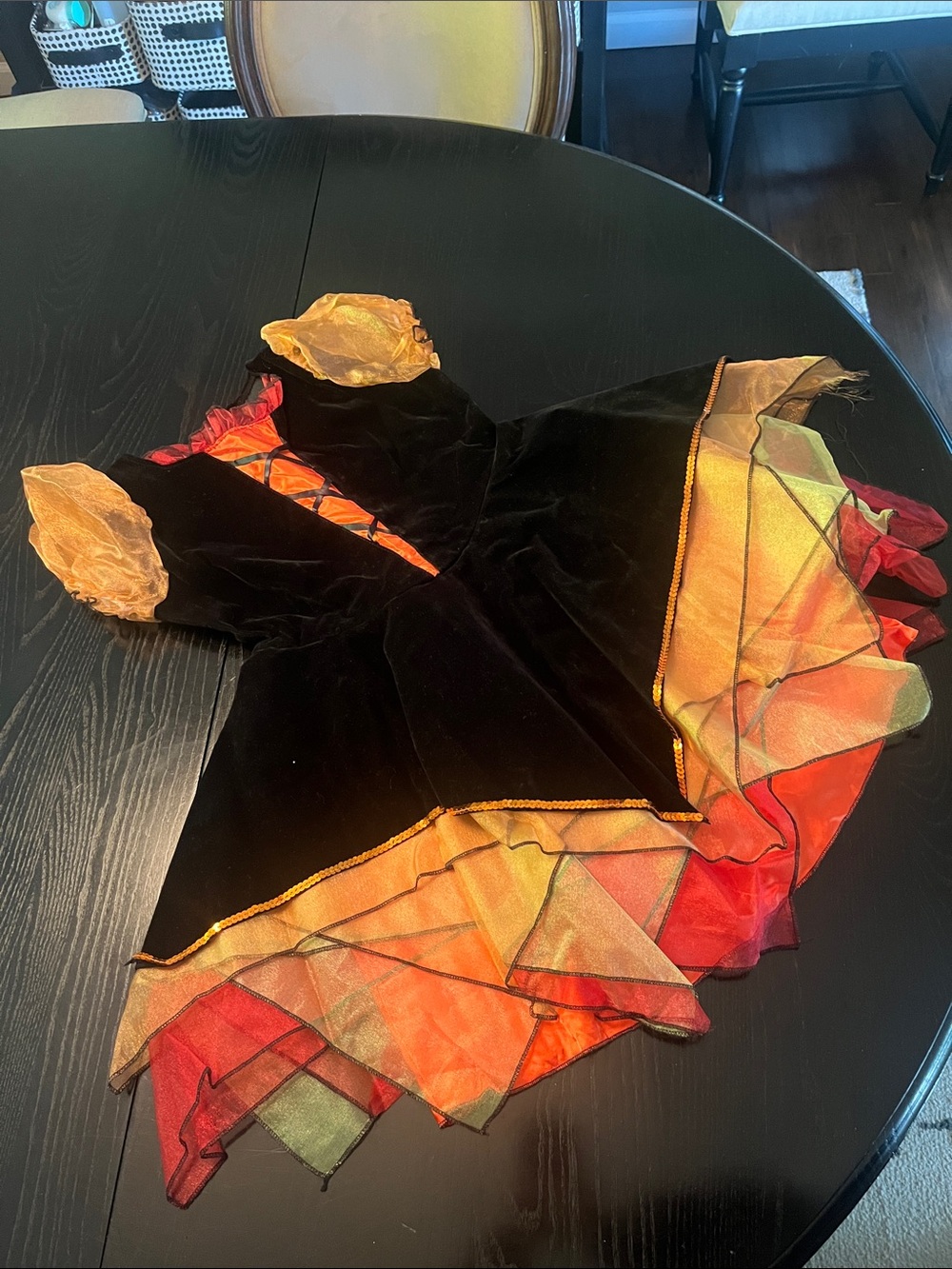 Chasing Fire Flies - autumn witch Kids Costume